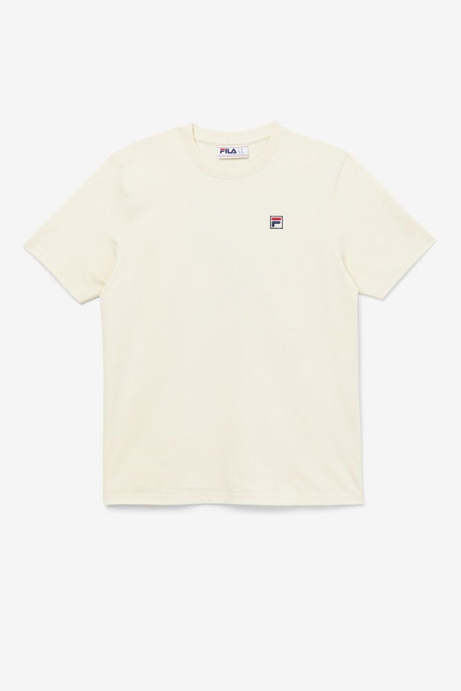 Fila T-Shirt Mens Beige Quartz - Ireland 83257-PAZQ